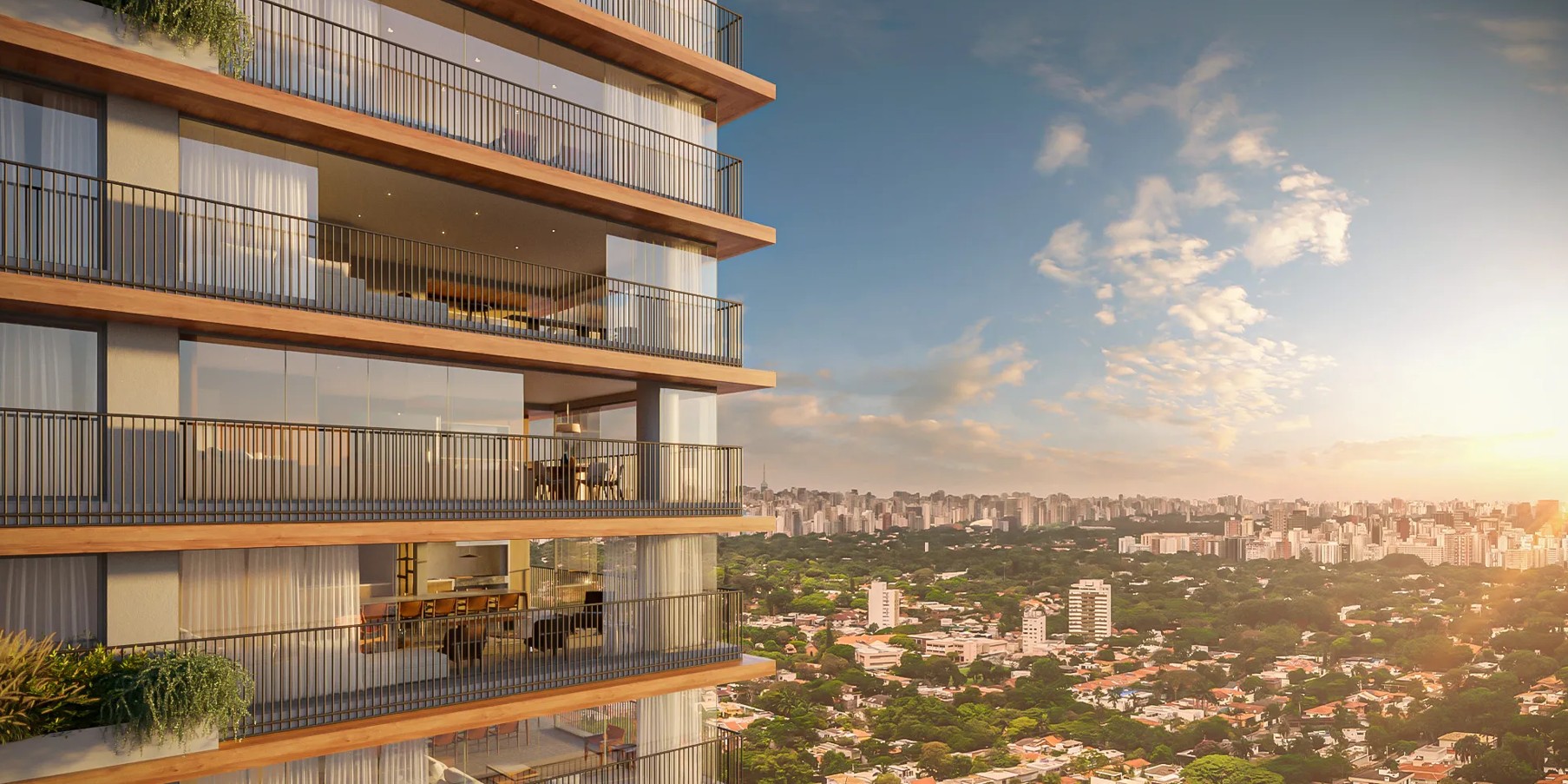 Detalhe da fachada VISAR Jardim Europa