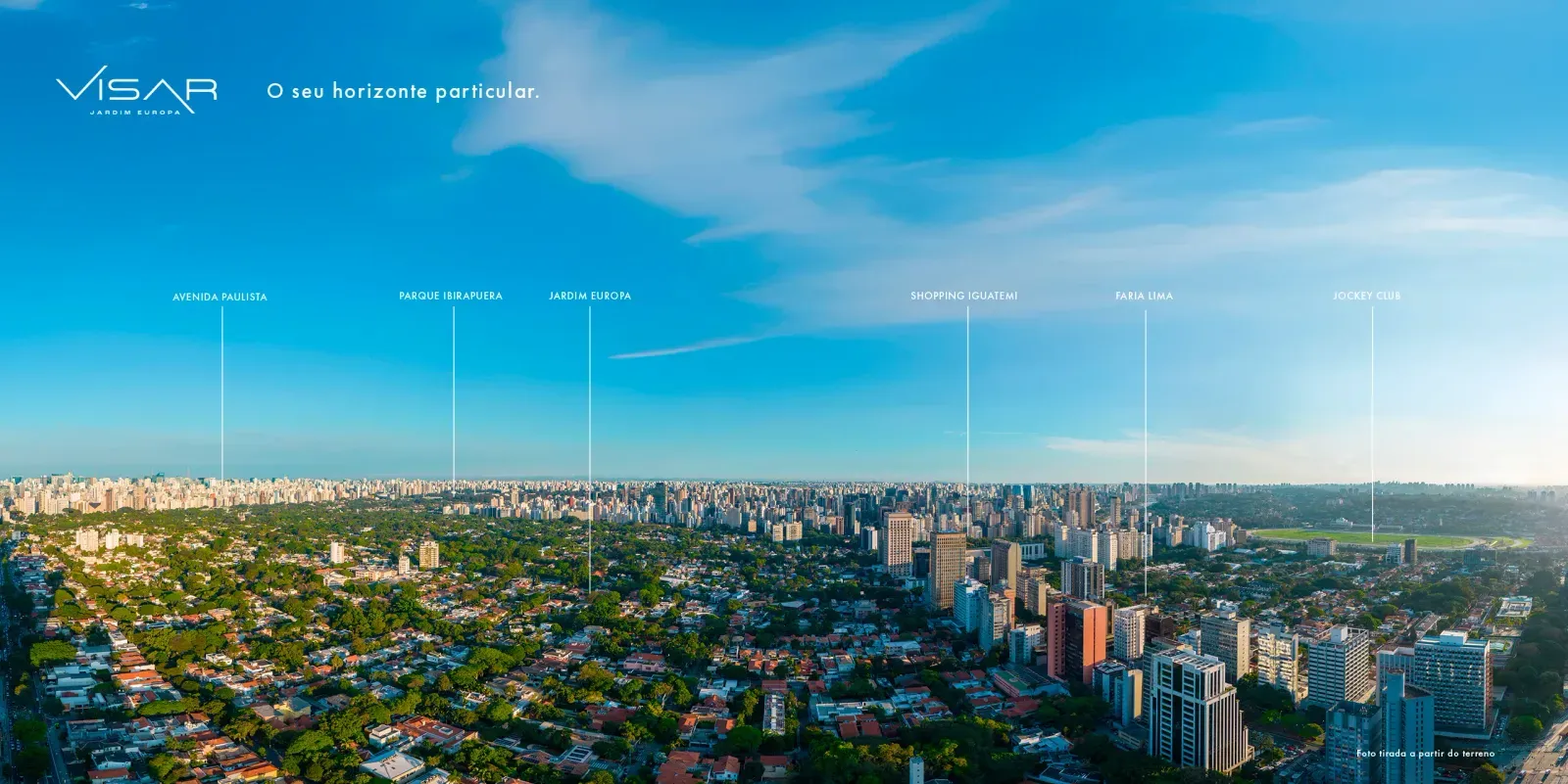 Vista panorâmica do VISAR Jardim Europa